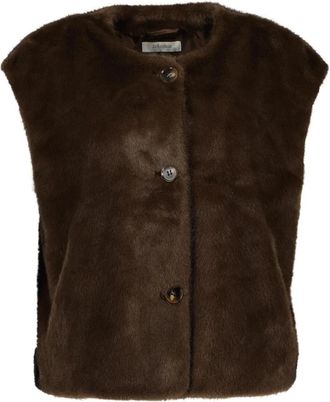 Jcsophie Promise Vest - Dames - Bodywarmers - Bruin - L - Polyester - Jassen