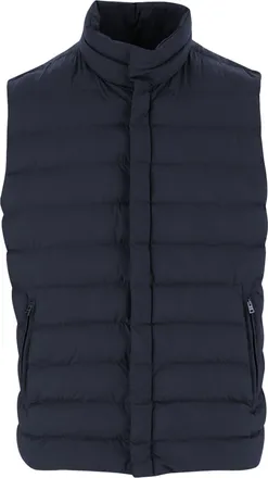 Herno Black Nylon Padded Vest
