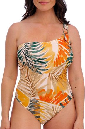 Fantasie Womens Maya Bay Single Strap Swimsuit - Orange Polyamide - Size 36FF