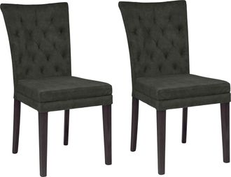 HOME AFFAIRE 4-Fussstuhl »Colorado« (Set) 2 Stk.Beine aus Buche, wengefarben lackiert, Im 2er, 4er oder 6er-Set