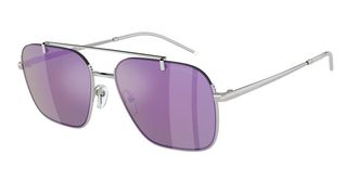 Emporio Armani EA2150 30154V Mens Sunglasses Silver Size 57