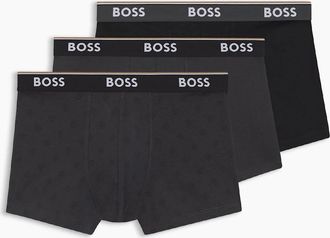 HUGO BOSS Mens Pack of Power Design Trunks - Multi - Size: 35/34/32
