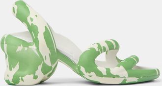 Camper Kobarah - Sandali bianchi e verdi-Bianco