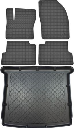 OEM Juego De Alfombrillas De Goma Para Coche Y Alfombrilla Para Maletero Para Ford Grand C-max Minivan (noviembre De 2010 A 2019)