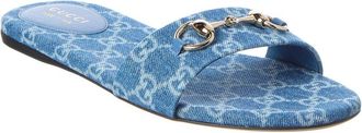 Gucci Gg Horsebit Sandal