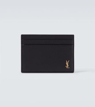 Saint Laurent Cassandre leather card holder
