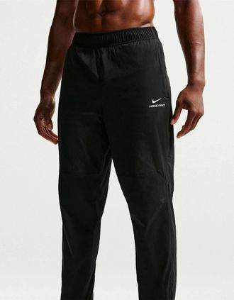Nike Mens Pro Therma Fit - Black/Multi - Size: 33/32/32