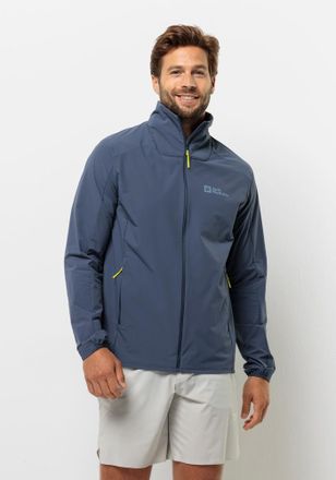 Jack Wolfskin Funktionsjacke JACK WOLFSKIN PRELIGHT JKT M, Herren, Gr. S (48), blau (evening, sky), OBERSTOFF: 84% POLYAMID, 16% ELASTHAN; Futter: 100% POLYESTER, J