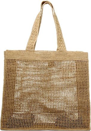 Ibeliv Bevata shoulder bag - women - Raffia - OS - Neutrals