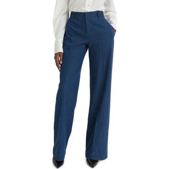 Vince Pintuck Wide Leg Pants in Indigo at Nordstrom Rack, Size 6
