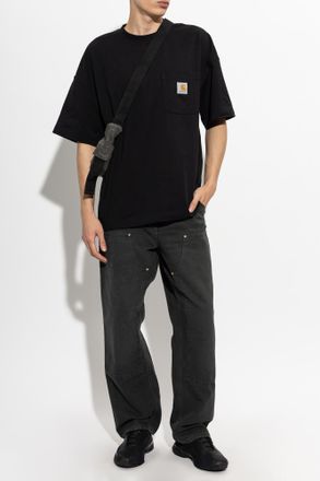 Carhartt Work in Progress Double Knee Trousers, Mens, Green