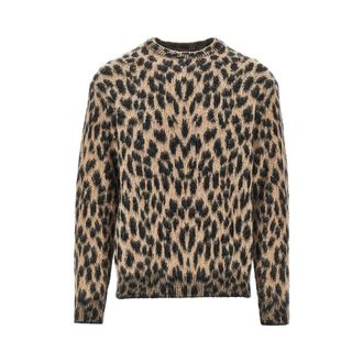 Laneus Knitted sweater with spotted motif Man 48