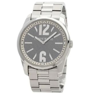 Bulgari Pre-owned Watches, male, Gray, Size: ONE SIZE Pre-owned Solotempo Watch Stainless Steel