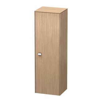 Duravit Gabinete De Media Altura Duravit Brioso 133,0x42,0x36,0 Cm, 1 Puerta, Con Bisagra A La Derecha, Color (frente/cuerpo): Roble Europeo, Mango Cromado - 