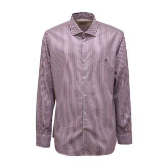 Brooksfield Slim Shirt Gemaakt in Itali&euml; - Heren - Casual Overhemden - Veelkleurig - 2XL - Overhemden
