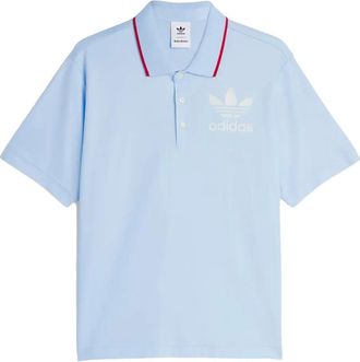 adidas x Wales Bonner short-sleeve polo shirt - Blue