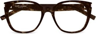 Saint Laurent Eyeglasses - Dames - Brillen - Bruin - 55 MM - Accessoires