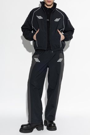 Umbro Lightweight Jacket With Stand-up Collar, Mens, Black