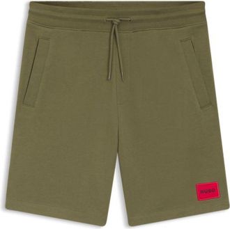 HUGO BOSS Logo-label shorts in cotton terry