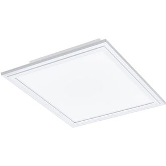 Eglo Plafoniera Moderna Salobrena-Z Alluminio Bianco Luce Led Integrato 15,3W