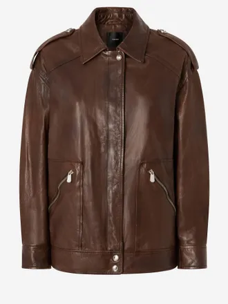 ジャケット Pinko Jackets Brown Pinko Brown Leather Jacket - '00s | eBay
