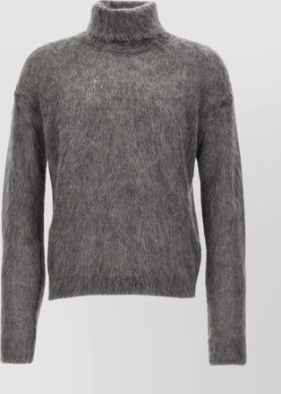Saint Laurent cozy mohair turtleneck sweater