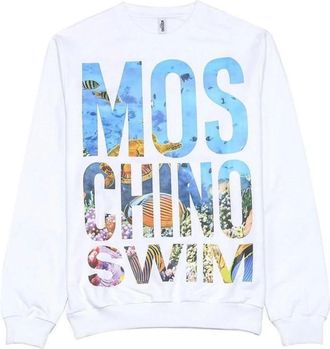 Moschino Sudadera - Sweatshirts & Hoodies - Mujer - Blanco - L