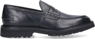 Trickers James Black Leather Loafers