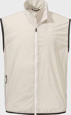 Sch&ouml;ffel Funktionsweste SCH&Ouml;FFEL Vest Style Cannobio MNS, Herren, Gr. 48, beige (9040, natur), Oberstoff: 100% Nylon; (Coating: Polyurethan), ohne Ausschnitt, 