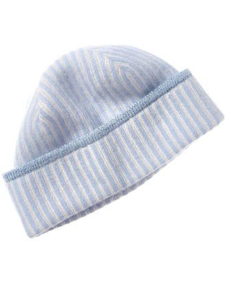 Portolano Lurex Ribbed Cashmere Beanie