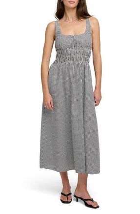 Favorite Daughter The Sleeveless Swoon Dress in Navy/White at Nordstrom, Size X-Small