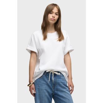 Hudson Oversized Raglan Tee in White at Nordstrom, Size X-Small