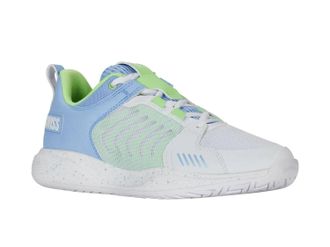 K-Swiss Womens Ultrashot Team Tennis Shoe In White/dutch Canal/paradise Green