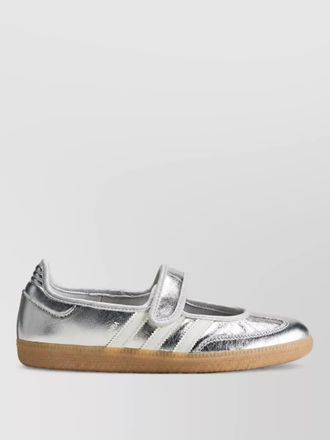 adidas leather slip-on ballerina shoes