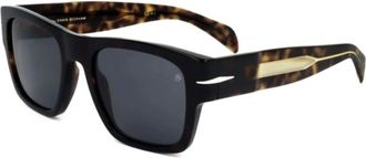 Eyewear by David Beckham Stoere Zonnebril - unisex - Zonnebrillen - Bruin - 52 MM - Accessoires