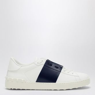 Valentino Garavani Sneaker Open bianca/blu scuro