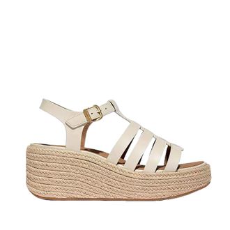 FitFlop Fit Flop Womens Espadrille Leather Fisherman Wedges