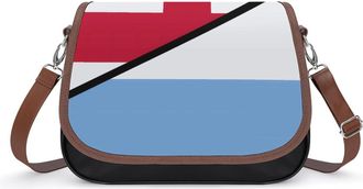 Generic Argentina And United Kingdom Flag Small Womens Crossbody Bags Shoulder Handbag with Adjustable Strap for Travel