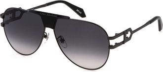 Just Cavalli SJC095 0568 Mens Sunglasses Grey Size 62