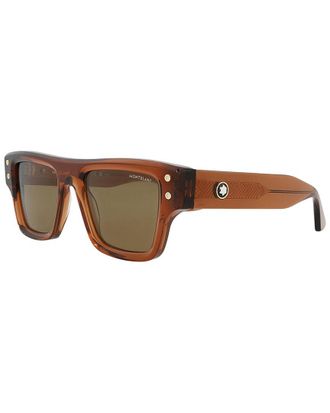 Montblanc Mens Mb0253s 52Mm Sunglasses