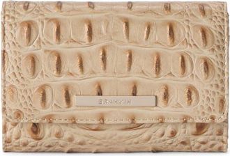 Brahmin Kerra Croc Embossed Leather Wallet in Sandstorm at Nordstrom