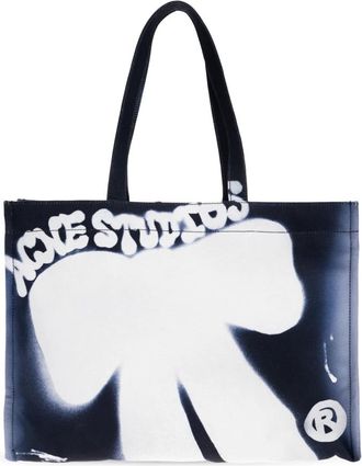 Acne Studios unisex, Tassen, Blauw, Maat: ONE Size Katoen