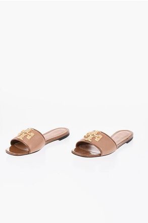 Tory Burch Leather Slides ELEANOR with Front Logo size 36,5