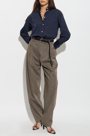R&oacute;he Shirt With Pocket, Womens, Navy Blue