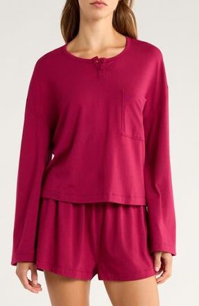 Lunya Slumberknit Pajamas in Pom Jewel at Nordstrom Rack, Size X-Large