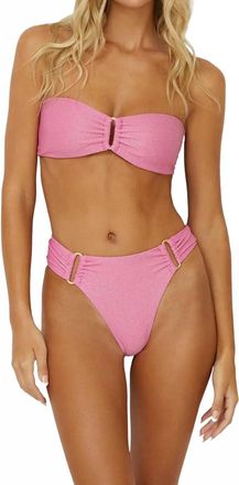 PQ Swim Sorbet Detail Fanned Bottoms In Pink