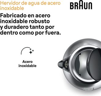 Braun Hervidor Agua Wk 1500 Bk - Braun