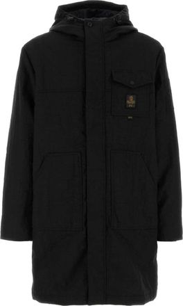 RefrigiWear Jassen, Heren, Zwart, S, Leer, Elliot Parka