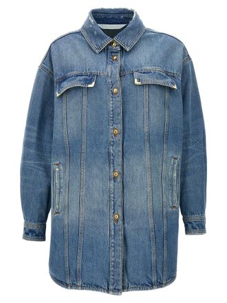 Palm Angels Womens Washed Logo Jacket