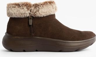 Skechers 144848/choc On-the-go Encore - Snow-cappe Womens Boots Chocolate - Brown Suede - Size UK 5.5